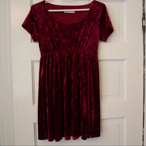 American Apparel Dresses & Skirts - American Apparel Velvet Babydoll Dress